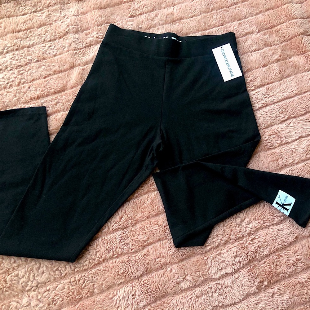 Calvin Klein Black Leggings Workout Pants